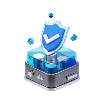 방패  3D Icon