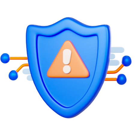 Shield Alert  3D Icon