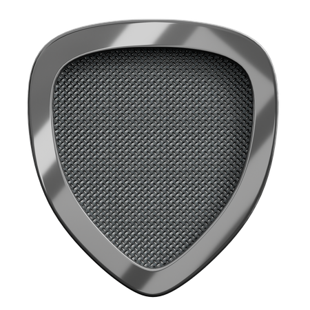 Shield Metal Plate  3D Icon