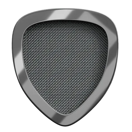 Shield Metal Plate  3D Icon