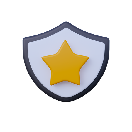 Shield Protect  3D Icon