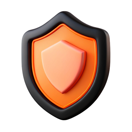 Shield Protection  3D Icon