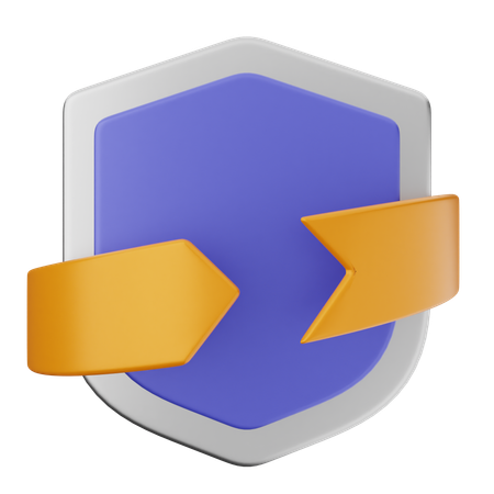 Shield Protection  3D Icon