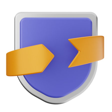 Shield Protection  3D Icon