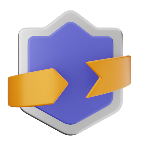 Shield Protection  3D Icon