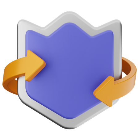 Shield Protection  3D Icon