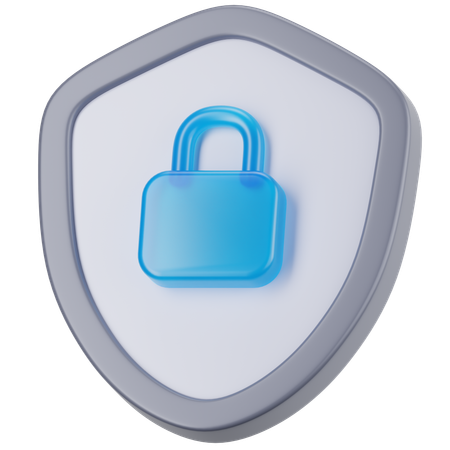 Shield Protection  3D Icon