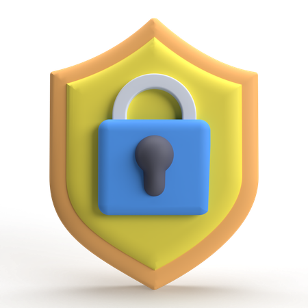 Shield Protection  3D Icon