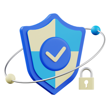 Shield Security  3D Icon