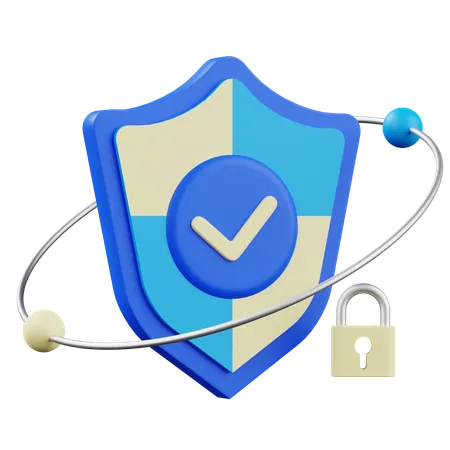 Shield Security  3D Icon