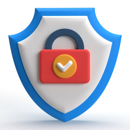 Shield Security  3D Icon