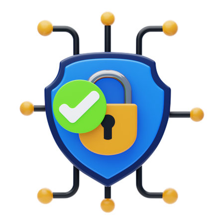 Shield Security  3D Icon