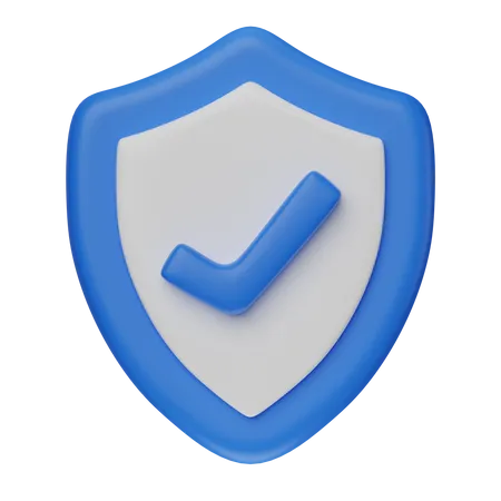 Shield Security 3 D Illustration 3D Icon