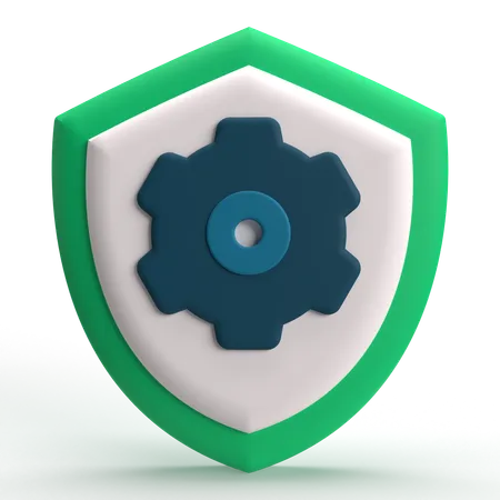Shield Setting  3D Icon