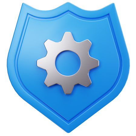 Shield Setting  3D Icon