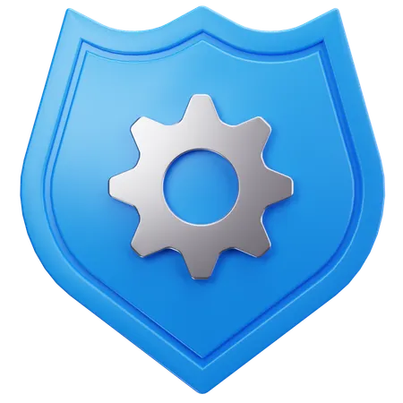 Shield Setting  3D Icon