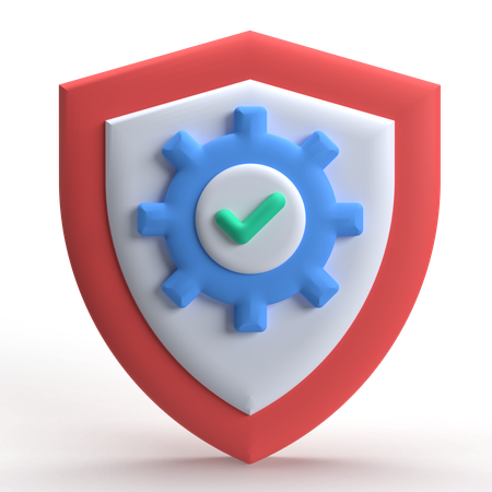 Shield Setting  3D Icon