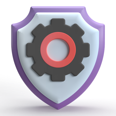 Shield Setting  3D Icon