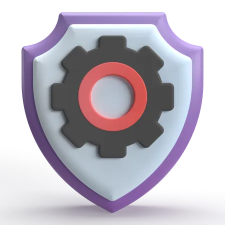 Shield Setting  3D Icon