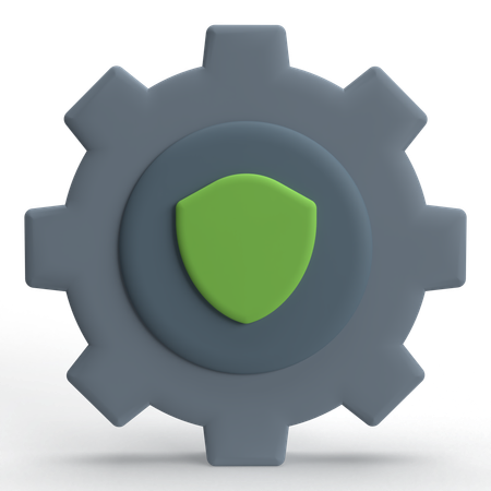 Shield Setting  3D Icon