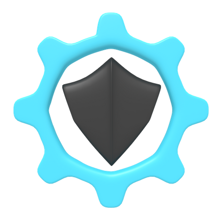 Shield Setting  3D Icon