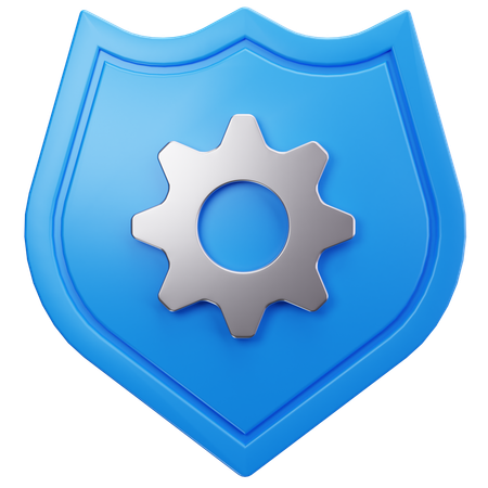 Shield Setting  3D Icon