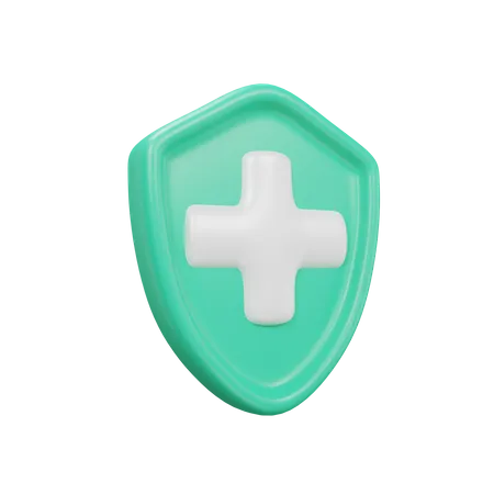 Shields Protect Icon 3 D Illustration Medical Assets 3D Icon