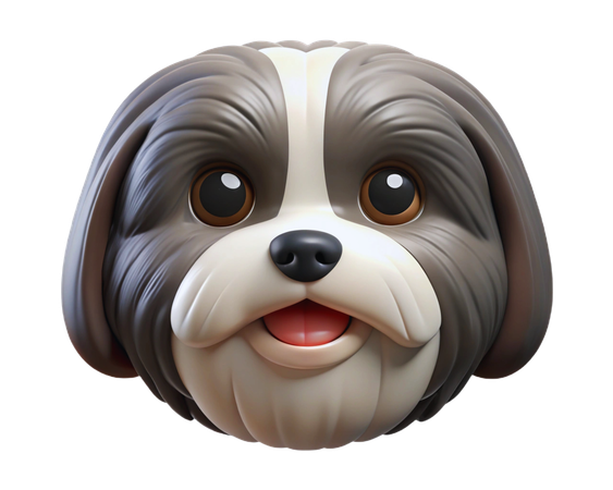 Shih-tzu  3D Icon
