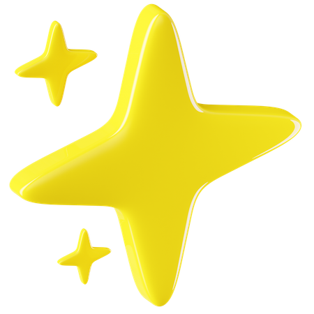 Shining Star  3D Icon