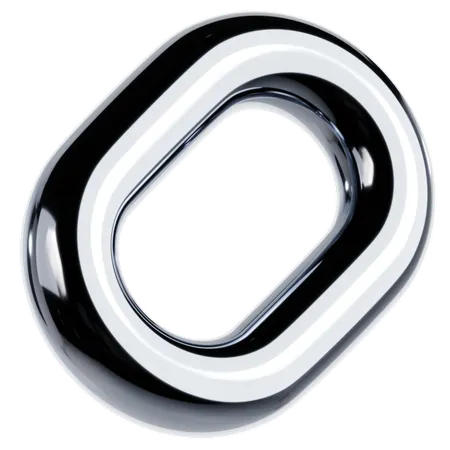 빛나는 금속 모양  3D Icon