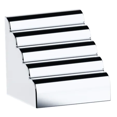 빛나는 금속 모양  3D Icon