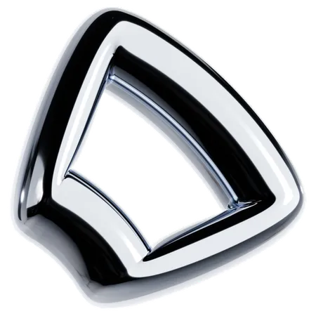 Shiny Metallic Shape  3D Icon