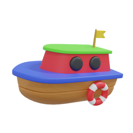 Ship  3D Icon