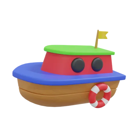 Ship  3D Icon