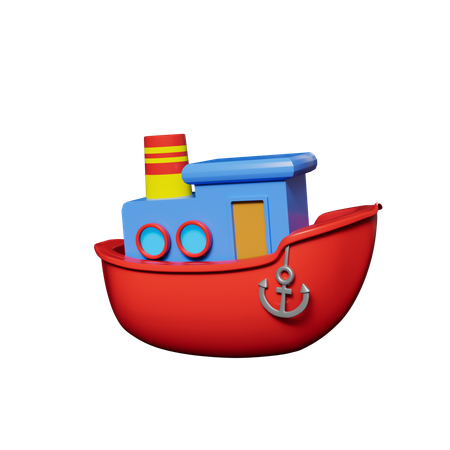 Ship  3D Icon