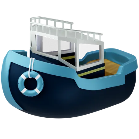 Ship  3D Icon