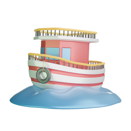 Ship  3D Icon