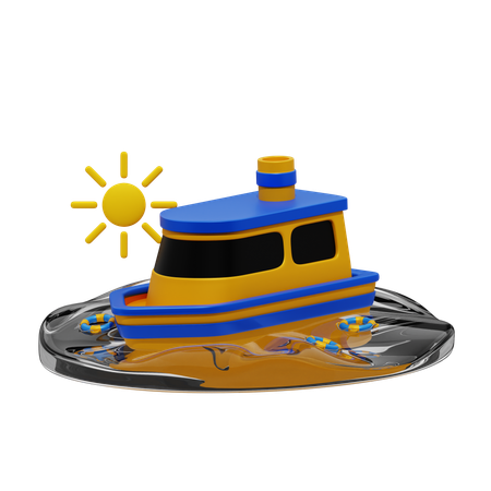 Ship  3D Icon