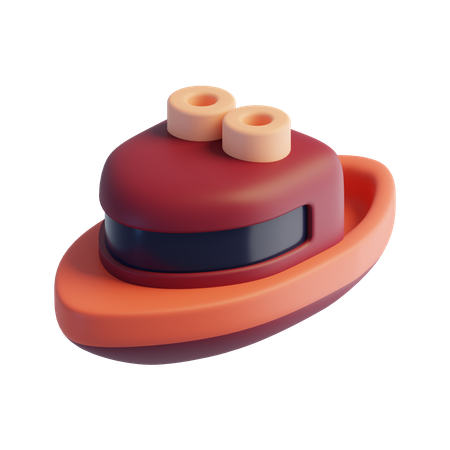 Ship  3D Icon