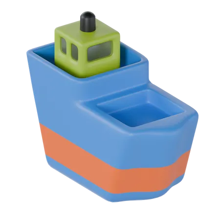 Ship  3D Icon