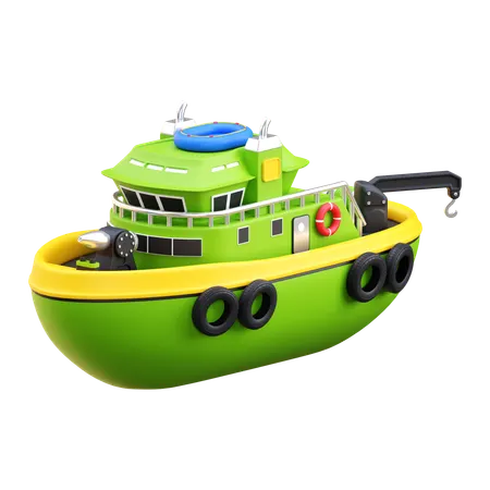 Ship  3D Icon