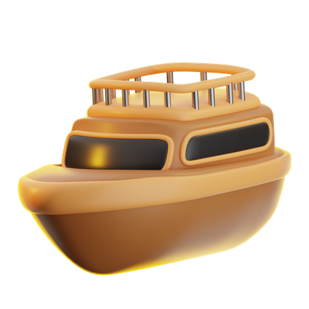 Ship  3D Icon