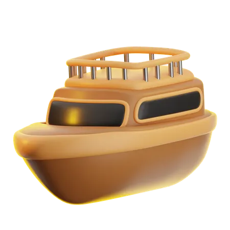 Ship  3D Icon