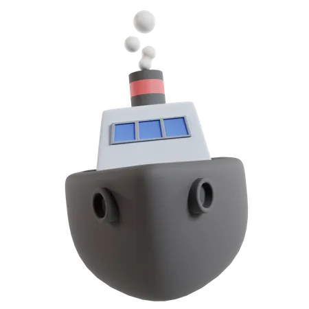 Ship  3D Icon