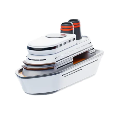 Ship  3D Icon