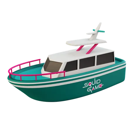 Ship  3D Icon
