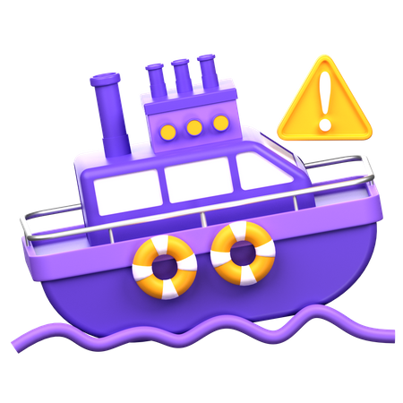 Ship  3D Icon