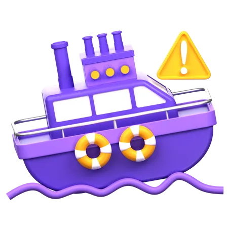 Ship  3D Icon