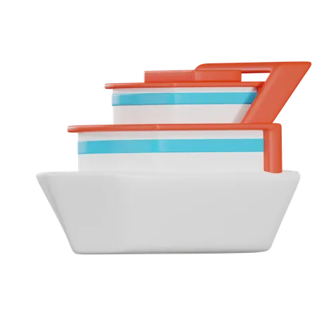 Ship  3D Icon