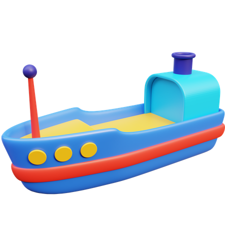 Ship  3D Icon